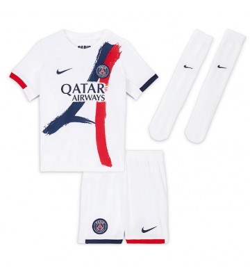 Paris Saint-Germain Goncalo Ramos #9 Udebanetrøje Børn 2025-26 Kortærmet (+ Korte bukser)